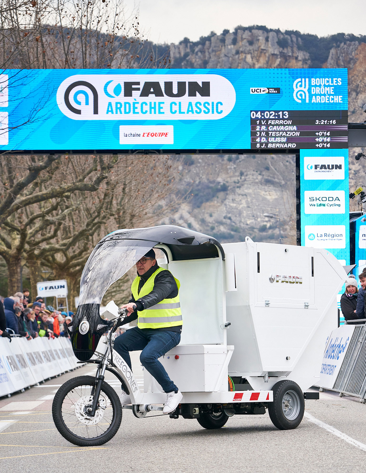 véhicules de collecte FAUN, né de l’union d’un vélo à assistance électrique Freegônes