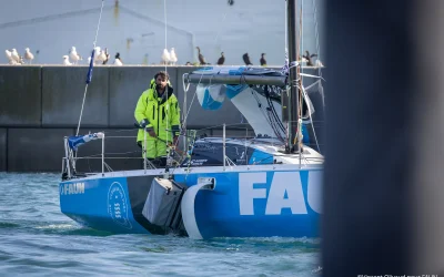Arrival of the first stage of the 2025 Solitaire du Figaro
