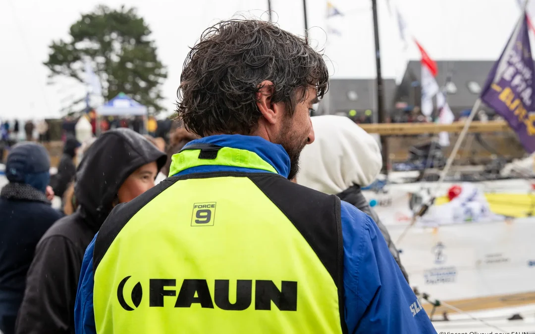 Arrival of the third and final stage of the Solitaire du Figaro PAPREC