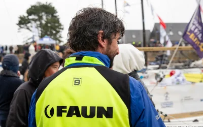 Arrival of the third and final stage of the Solitaire du Figaro PAPREC