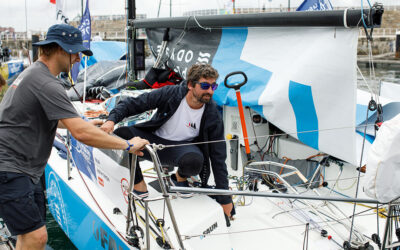 FAUN Régates 2024 competition on the first leg of the Solitaire du Figaro PAPREC