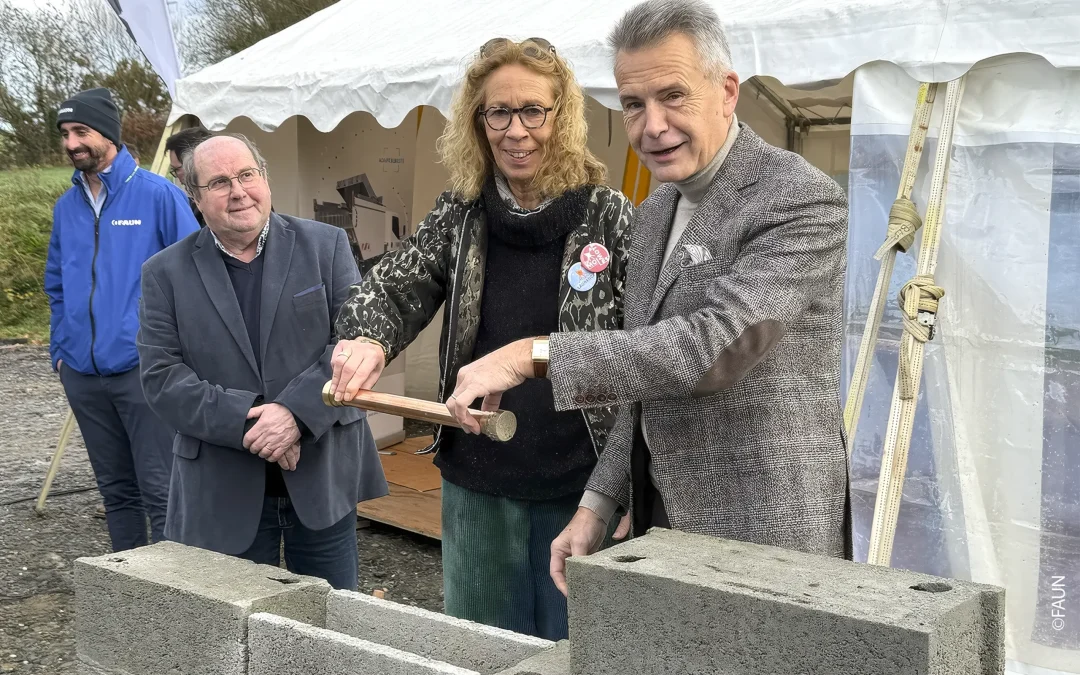 Laying of the foundation stone for FAUN SERVICES Brittany